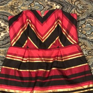 Vineyard Vines Strapless Cocktail Dress